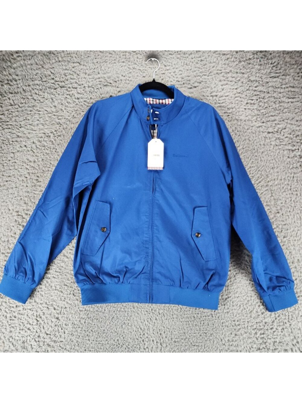 Ben Sherman Jacket Mens Small Blue Long Sleeve Full Zip *NWT*